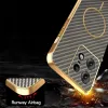 Coque arrière Phonesta Luxury Carbon Fiber avec MagSafe pour Motorola Edge 50 Pro - Marron 7