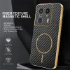 Coque arrière Phonesta Luxury Carbon Fiber avec MagSafe pour Motorola Edge 50 Ultra - Noir 2