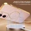 Coque arrière Phonesta Luxury Carbon Fiber avec MagSafe pour Motorola Moto G05 / Moto E15 - Rose 1