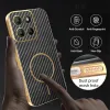 Coque arrière Phonesta Luxury Carbon Fiber avec MagSafe pour Motorola Moto G17/G17 Power/G15/G15 Power - Noir 7
