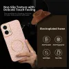 Coque arrière Phonesta Luxury Carbon Fiber avec MagSafe pour Motorola Moto G35 - Rose 3