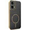 Coque arrière Phonesta Luxury Carbon Fiber avec MagSafe pour Motorola Moto G35 - Noir 0