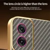 Coque arrière Phonesta Luxury Carbon Fiber avec MagSafe pour Motorola Moto G55 - Marron 5