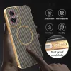 Coque arrière Phonesta Luxury Carbon Fiber avec MagSafe pour Motorola Moto G55 - Marron 6