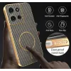 Coque arrière Phonesta Luxury Carbon Fiber avec MagSafe pour Motorola Moto G75 - Marron 6