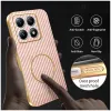 Coque arrière Phonesta Luxury Carbon Fiber avec MagSafe pour Xiaomi 14T Pro - Rose 5