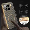 Coque arrière Phonesta Luxury Carbon Fiber avec MagSafe pour Xiaomi 15 - Marron 6