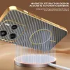 Coque arrière Phonesta Luxury Carbon Fiber avec MagSafe pour Xiaomi Redmi Note 14 5G - Marron 1