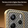 Coque arrière Phonesta Luxury Carbon Fiber avec MagSafe pour Xiaomi Redmi Note 14 5G - Marron 5
