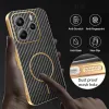 Coque arrière Phonesta Luxury Carbon Fiber avec MagSafe pour Xiaomi Redmi Note 14 5G - Noir 6