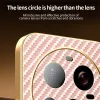 Coque arrière Phonesta Luxury Carbon Fiber avec MagSafe pour Xiaomi 15 Ultra - Rose 5