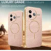 Coque arrière Phonesta Luxury Carbon Fiber avec MagSafe pour Xiaomi Poco F7 Pro - Rose 3