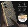 Coque arrière Phonesta Luxury Carbon Fiber avec MagSafe pour Xiaomi Poco F7 Ultra - Marron 7