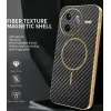 Coque arrière Phonesta Luxury Carbon Fiber avec MagSafe pour Xiaomi Poco F7 Ultra - Noir 1