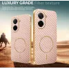 Coque arrière Phonesta Luxury Carbon Fiber avec MagSafe pour Xiaomi Redmi A5 171.7mm - Rose 3