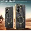 Coque arrière Phonesta Luxury Carbon Fiber avec MagSafe pour Xiaomi Redmi A5 171.7mm - Noir 3