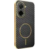Coque arrière Phonesta Luxury Carbon Fiber avec MagSafe pour Xiaomi Redmi A5 173.4mm - Noir 0