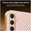 Coque arrière Phonesta Luxury Carbon Fiber avec MagSafe pour Samsung Galaxy A16 - Rose 7