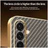 Coque arrière Phonesta Luxury Carbon Fiber avec MagSafe pour Samsung Galaxy A36 - Marron 7