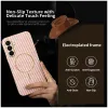 Coque arrière Phonesta Luxury Carbon Fiber avec MagSafe pour Samsung Galaxy A36 - Rose 2