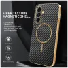 Coque arrière Phonesta Luxury Carbon Fiber avec MagSafe pour Samsung Galaxy A36 - Noir 1