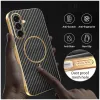 Coque arrière Phonesta Luxury Carbon Fiber avec MagSafe pour Samsung Galaxy A36 - Noir 5