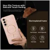 Coque arrière Phonesta Luxury Carbon Fiber avec MagSafe pour Samsung Galaxy A56 - Rose 2