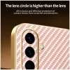 Coque arrière Phonesta Luxury Carbon Fiber avec MagSafe pour Samsung Galaxy A56 - Rose 7