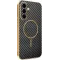 Coque arrière Phonesta Luxury Carbon Fiber avec MagSafe pour Samsung Galaxy A56 - Noir