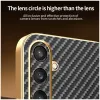 Coque arrière Phonesta Luxury Carbon Fiber avec MagSafe pour Samsung Galaxy S25/S24 - Noir 7