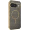 Coque arrière Phonesta Luxury Carbon Fiber avec MagSafe pour Google Pixel 9 - Marron