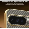 Coque arrière Phonesta Luxury Carbon Fiber avec MagSafe pour Google Pixel 9 Pro - Marron 5