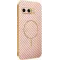 Coque arrière Phonesta Luxury Carbon Fiber avec MagSafe pour Google Pixel 9a - Rose