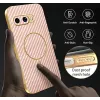 Coque arrière Phonesta Luxury Carbon Fiber avec MagSafe pour Google Pixel 9a - Rose 7