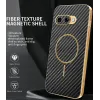 Coque arrière Phonesta Luxury Carbon Fiber avec MagSafe pour Google Pixel 9a - Noir 1