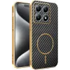 Coque arrière Phonesta Luxury Carbon Fiber avec MagSafe pour Xiaomi 15T - Noir 0