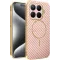 Coque arrière Phonesta Luxury Carbon Fiber avec MagSafe pour Xiaomi 15T Pro - Rose
