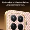 Coque arrière Phonesta Luxury Carbon Fiber avec MagSafe pour Xiaomi 15T Pro - Rose 4