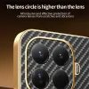 Coque arrière Phonesta Luxury Carbon Fiber avec MagSafe pour Xiaomi 15T Pro - Noir 4