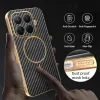 Coque arrière Phonesta Luxury Carbon Fiber avec MagSafe pour Xiaomi 15T Pro - Noir 6