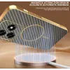 Coque arrière Phonesta Luxury Carbon Fiber avec MagSafe pour HONOR X5c Plus - Marron 5