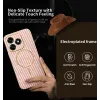 Coque arrière Phonesta Luxury Carbon Fiber avec MagSafe pour HONOR X5c Plus - Rose 2