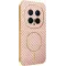 Coque arrière Phonesta Luxury Carbon Fiber avec MagSafe pour HONOR Magic8 Pro - Rose