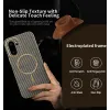Coque arrière Phonesta Luxury Carbon Fiber avec MagSafe pour OnePlus 15R - Marron 2