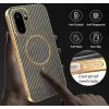 Coque arrière Phonesta Luxury Carbon Fiber avec MagSafe pour OnePlus 15R - Marron 6