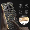 Coque arrière Phonesta Luxury Carbon Fiber avec MagSafe pour Xiaomi 17 Ultra - Noir 6