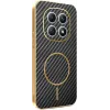 Coque arrière Phonesta Luxury Carbon Fiber avec MagSafe pour Xiaomi Redmi Note 15 4G/5G / Xiaomi Poco M8 - Noir 0
