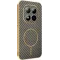 Coque arrière Phonesta Luxury Carbon Fiber avec MagSafe pour Xiaomi Redmi Note 15 Pro Plus / Xiaomi Poco M8 Pro - Marron