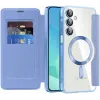 Coque portefeuille Phonesta Luxury Crystal avec MagSafe pour Samsung Galaxy A16 - Bleu clair 2