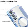 Coque portefeuille Phonesta Luxury Crystal avec MagSafe pour Samsung Galaxy A16 - Bleu clair 7